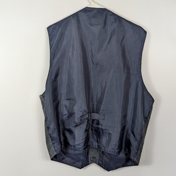Vintage Greatland Apparel Blue Leather Vest - Picture 2 of 9